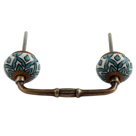 Ceramic Bridge Wardrobe Handles